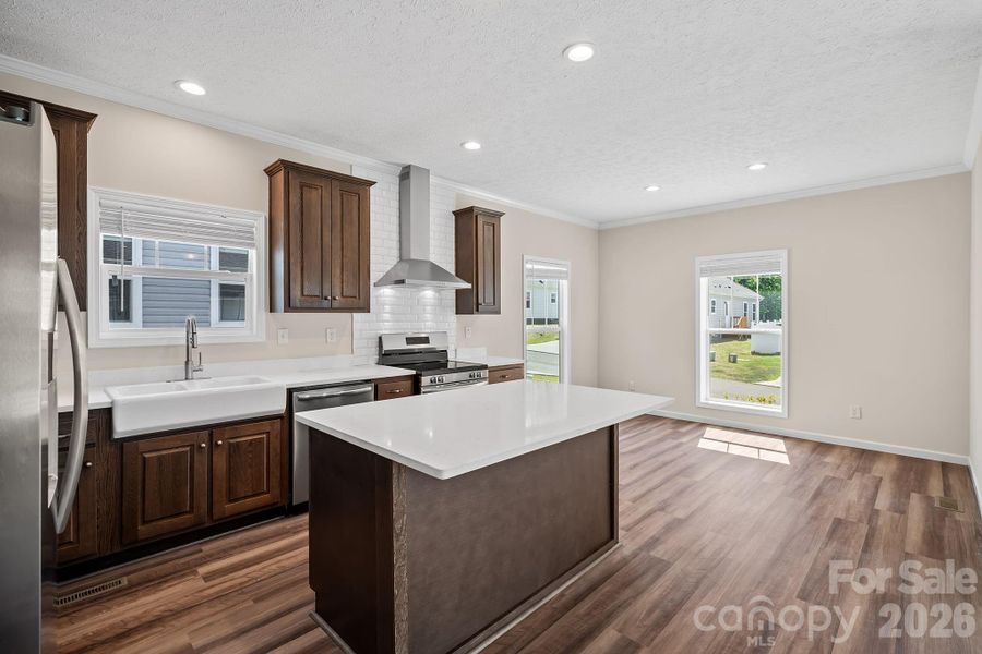 Furnished interior view inside a new home in , Asheville (Image 7).