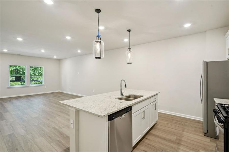 Furnished interior view inside a new home in Avalon - Vista Series, Conyers (Image 6).