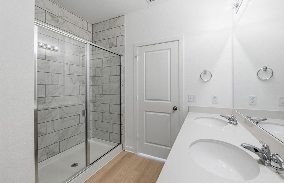 Furnished interior view inside a new home in Sunfield, Buda (Image 7).
