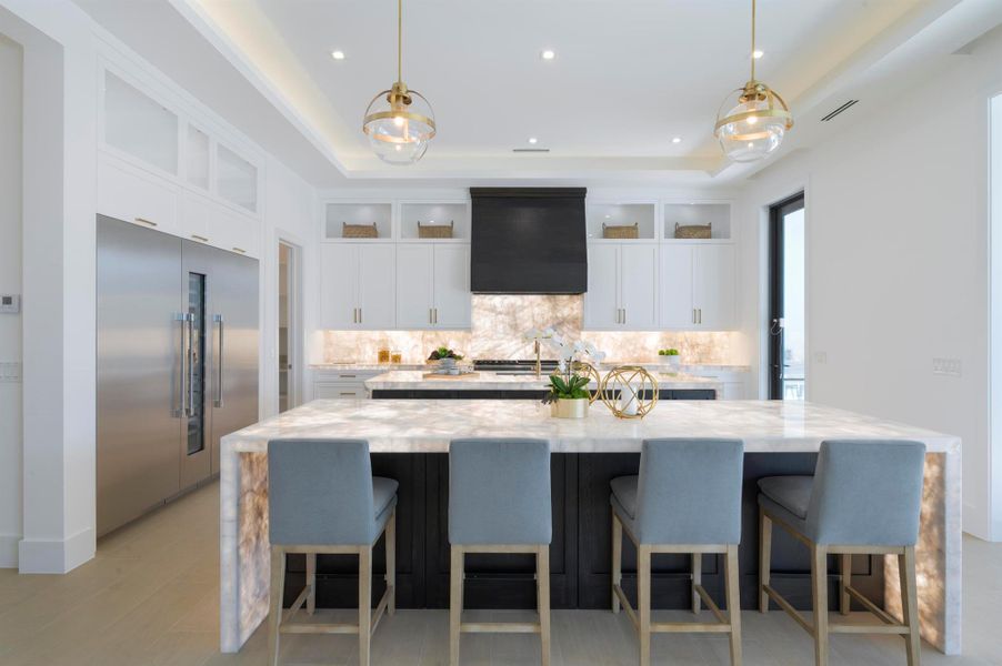 Furnished interior view inside a new home in , North Palm Beach (Image 10).
