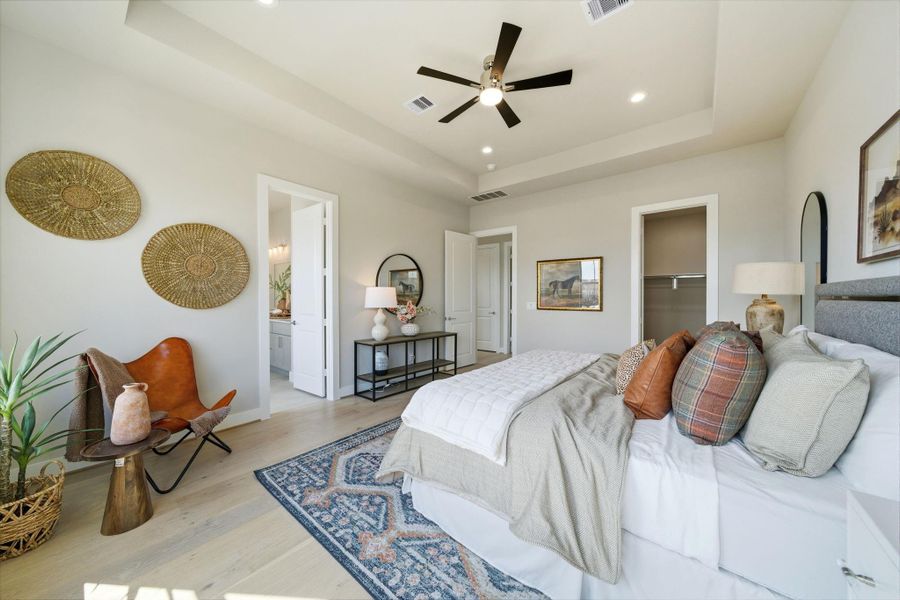 Furnished interior view inside a new home in Spring Valley Creek, Houston (Image 35).