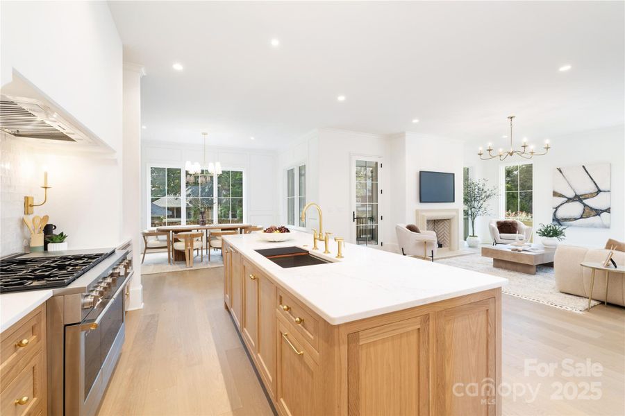 Furnished interior view inside a new home in , Charlotte (Image 31).