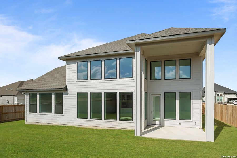 Exterior details and patio area of a home in Megan's Landing, Castroville (Image 29).