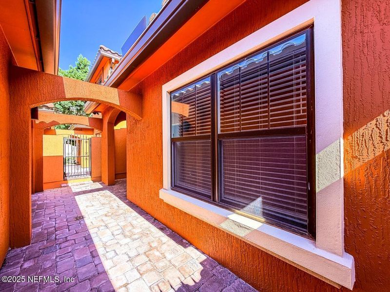 Exterior details and patio area of a home in , Jacksonville (Image 32).