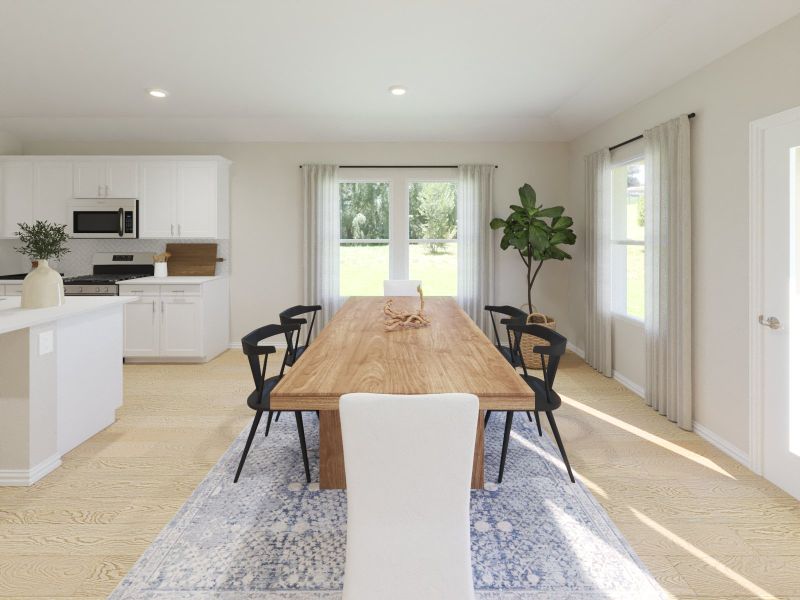 Furnished interior view inside a new home in , Crandall (Image 3).