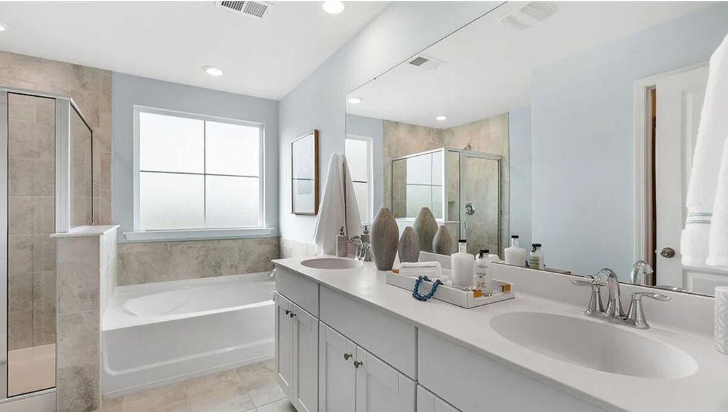 Furnished interior view inside a new home in Heron's Walk at Summers Corner: Row Collection, Summerville (Image 2). Furnished interior view inside a new home in Heron's Walk at Summers Corner: Row Collection, Summerville (Image 2).