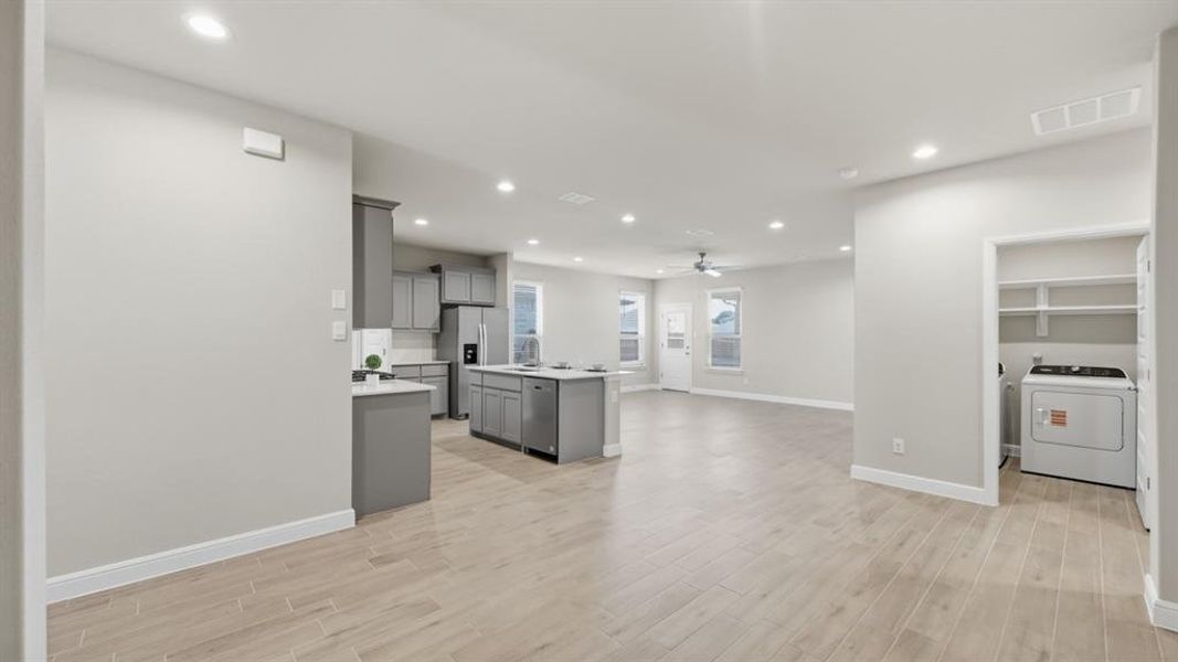 Furnished interior view inside a new home in Legado, Cleburne (Image 6). Furnished interior view inside a new home in Legado, Cleburne (Image 6).