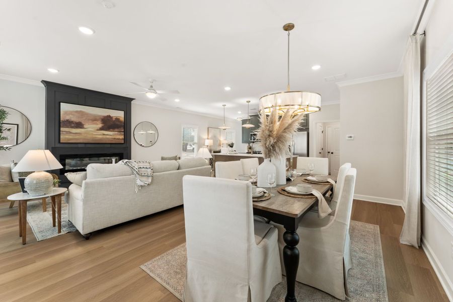 Representative furnished interior of a home built from the Fairview by Traton Homes in Winsome Park, Woodstock (Image 11).
