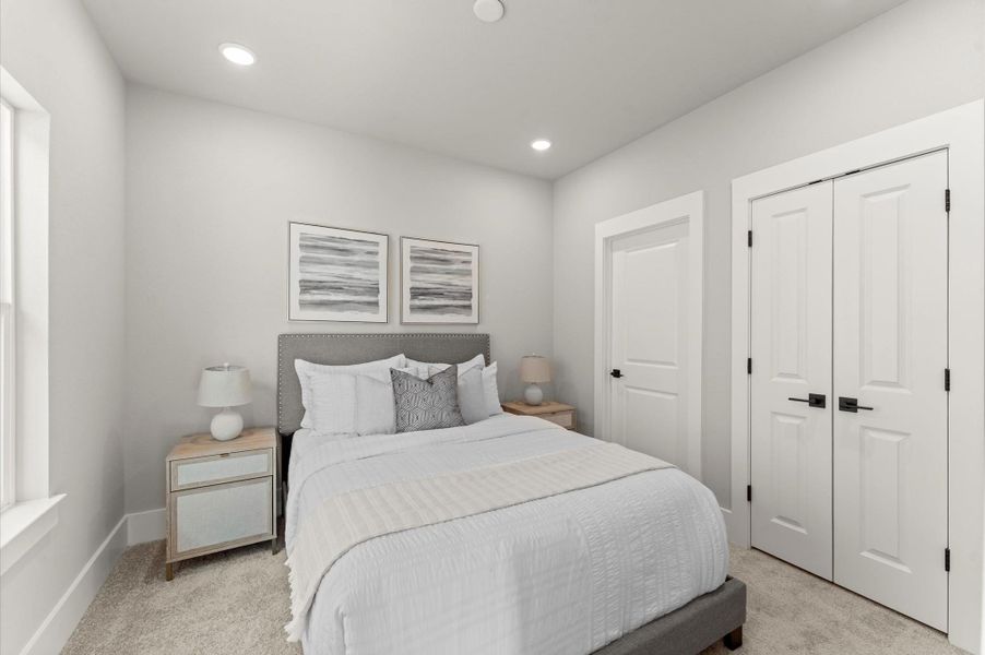 Furnished interior view inside a new home in , Houston (Image 28).