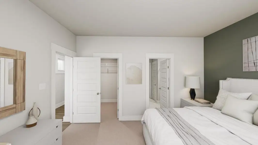 Furnished interior view inside a new home in The Preserve at Marks Creek, Knightdale (Image 6).
