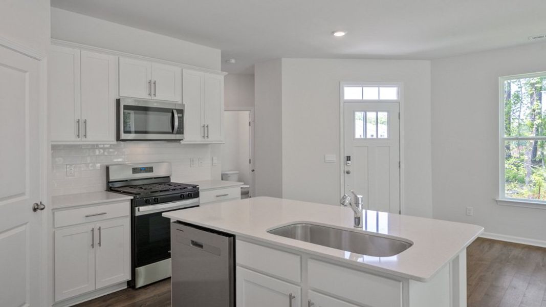 Furnished interior view inside a new home in Copper Run South, Durham (Image 3).