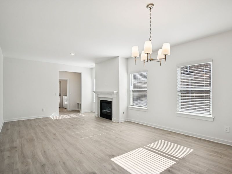 Spacious, unfurnished interior of a new home in Benders Cove - Premier Series, Mount Juliet (Image 7). Spacious, unfurnished interior of a new home in Benders Cove - Premier Series, Mount Juliet (Image 7).
