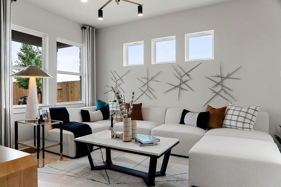 Furnished interior view inside a new home in Park Central, Georgetown (Image 8).