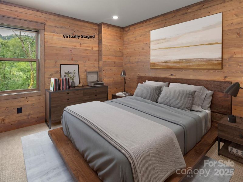 Furnished interior view inside a new home in , Maggie Valley (Image 8).