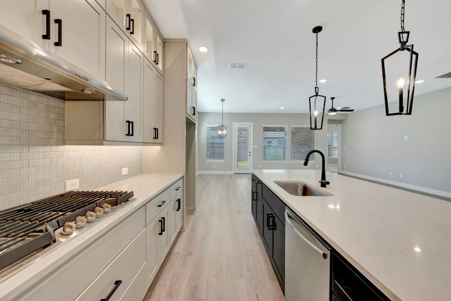 Furnished interior view inside a new home in Riceland - Summit Collection, Mont Belvieu (Image 12).