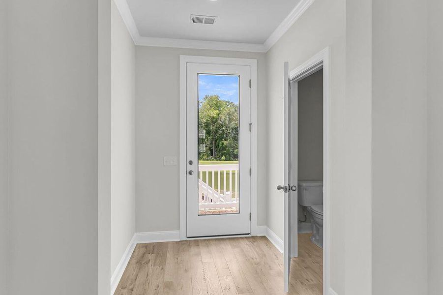 Spacious, unfurnished interior of a new home in Heron Preserve, Hanahan (Image 17). Spacious, unfurnished interior of a new home in Heron Preserve, Hanahan (Image 17).