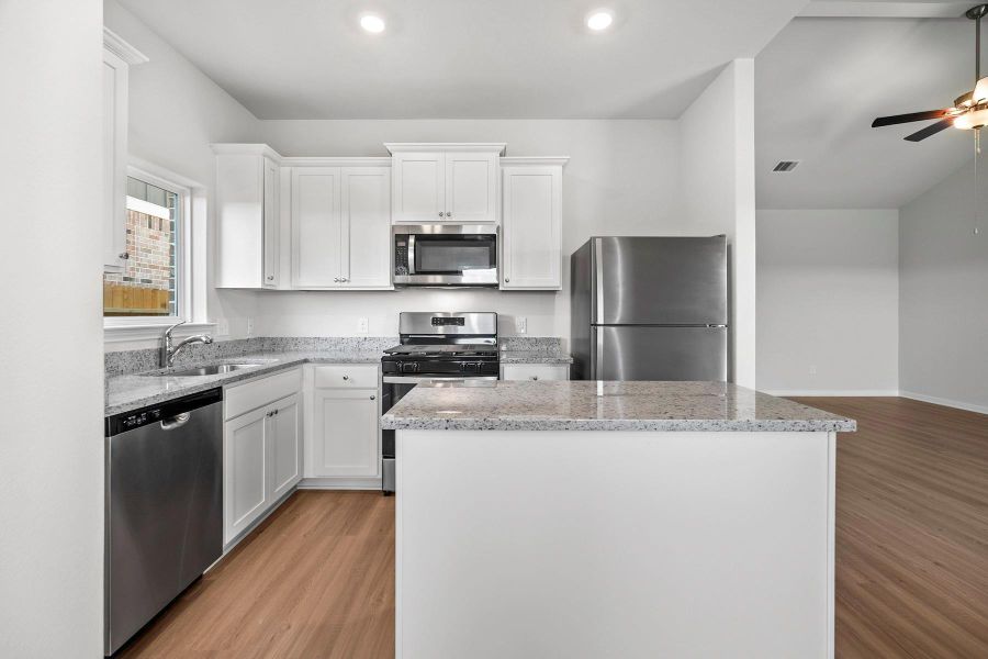Furnished interior view inside a new home in Trails at Cochran Ranch, Waller (Image 6).