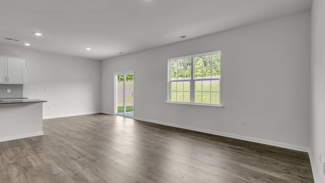Spacious, unfurnished interior of a new home in The Preserve at Kinsley, Jamestown (Image 22). Spacious, unfurnished interior of a new home in The Preserve at Kinsley, Jamestown (Image 22).