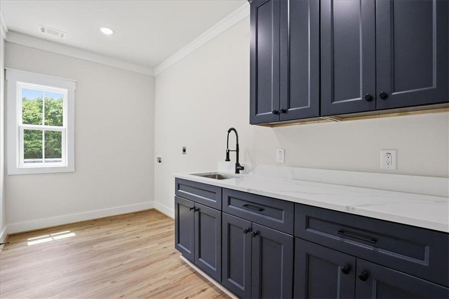 Furnished interior view inside a new home in , Monroe (Image 12).