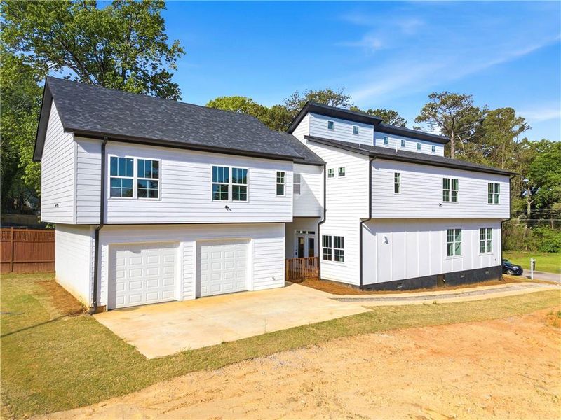 Exterior details and patio area of a home in , Atlanta (Image 24).