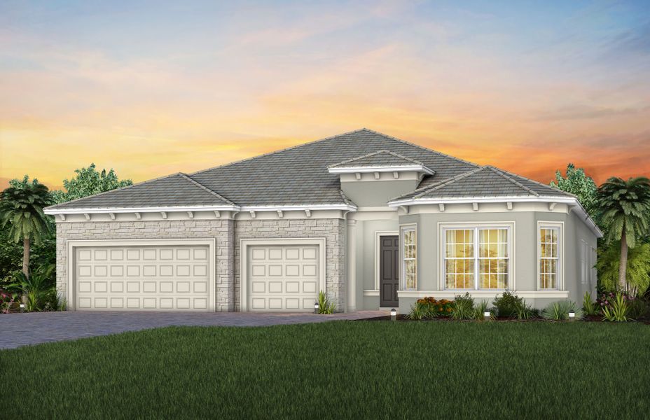 Exterior FM3 with optional stone detailing