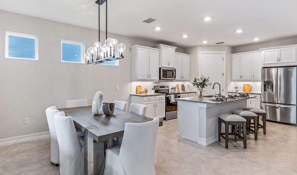 Furnished interior view inside a new home in Stonewater, Cape Coral (Image 4).