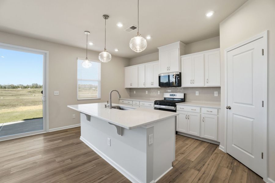Furnished interior view inside a new home in Waxhaw Landing, Monroe (Image 5). Furnished interior view inside a new home in Waxhaw Landing, Monroe (Image 5).