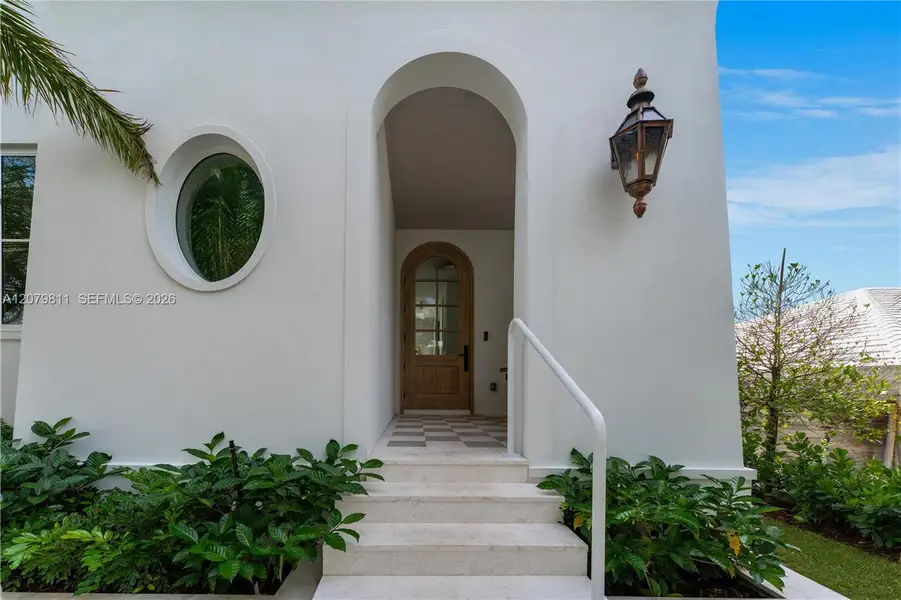 Exterior details and patio area of a home in , Key Biscayne (Image 2). Exterior details and patio area of a home in , Key Biscayne (Image 2).