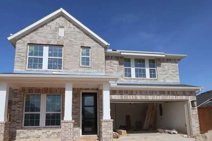 In-progress construction of a new home in Jordan Ranch - Terrace Collection, Fulshear, TX (Image 8).