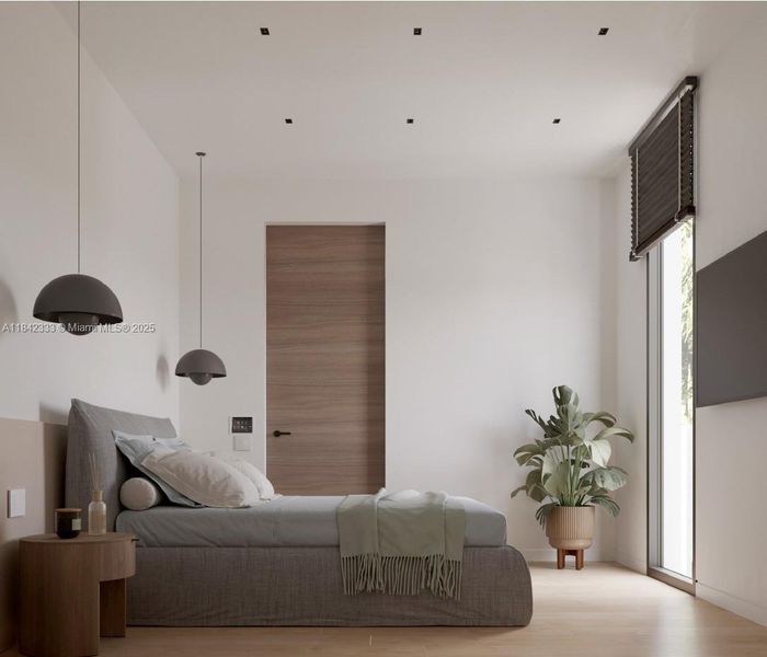 Furnished interior view inside a new home in , Fort Lauderdale (Image 5).