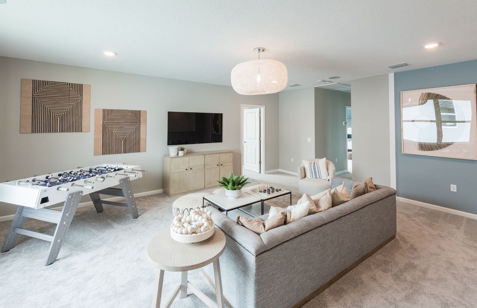 Furnished interior view inside a new home in Highpointe, Stuart (Image 11).