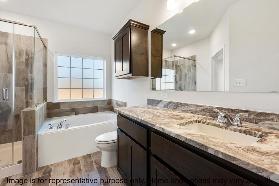 Furnished interior view inside a new home in , Brenham (Image 4).