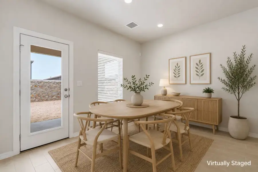 Representative furnished interior of a home built from the Poppy by View Homes in Paseo del Este, El Paso (Image 7).