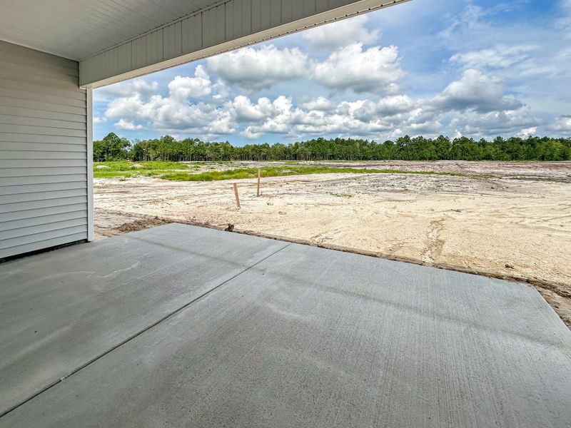 Exterior details and patio area of a home in Doctor's Creek, Ludowici (Image 2).