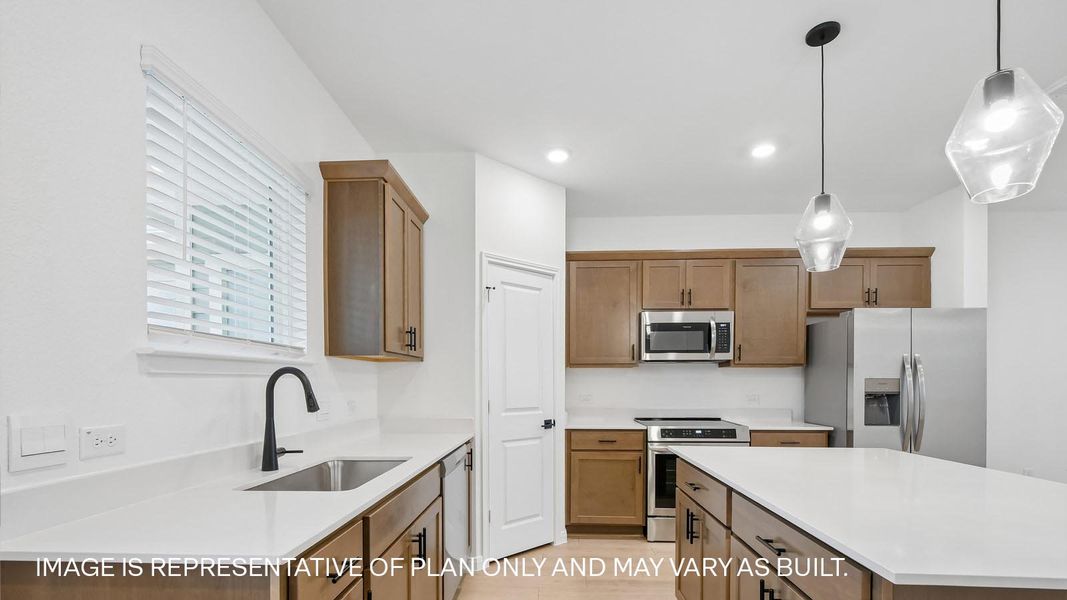 Furnished interior view inside a new home in Avery Centre, Round Rock (Image 6).