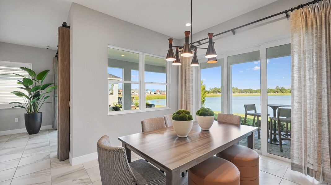 Representative furnished interior of a home built from the Sea Mist by Neal Communities in Vistera of Venice, Venice (Image 29).