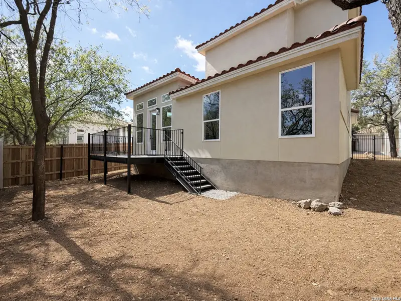 Exterior details and patio area of a home in , San Antonio (Image 26).