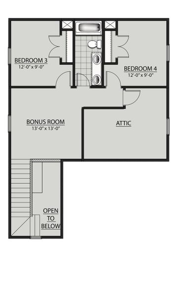2D floor plan layout for the Beacon II I by DSLD Homes in Two Step Farm, Montgomery, TX (Image 4). 2D floor plan layout for the Beacon II I by DSLD Homes in Two Step Farm, Montgomery, TX (Image 4).