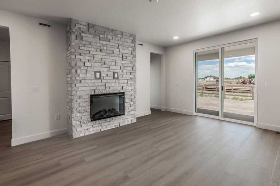 Representative unfurnished interior of a home built from the Morrison by Hartford Homes in Prairie Song, Windsor (Image 26).