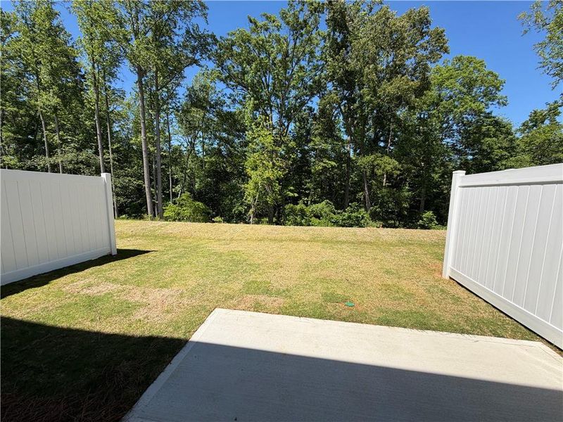 Exterior details and patio area of a home in Millstone at Mundy Mill, Gainesville (Image 19).