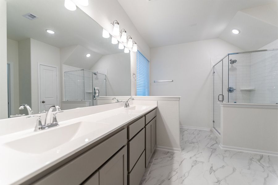 Furnished interior view inside a new home in Windrose Green, Angleton (Image 10).