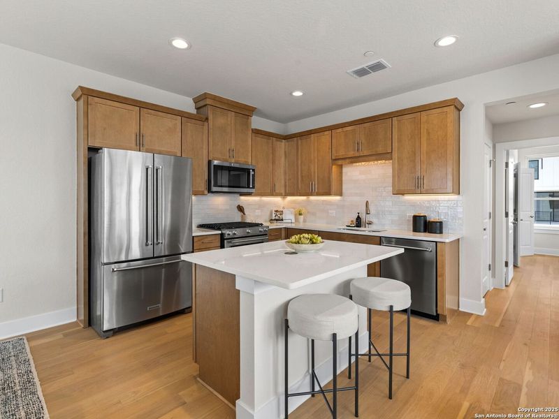 Furnished interior view inside a new home in , San Antonio (Image 27). Furnished interior view inside a new home in , San Antonio (Image 27).