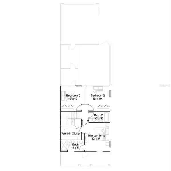 2D floor plan layout of this home in , Apopka, FL (Image 4).