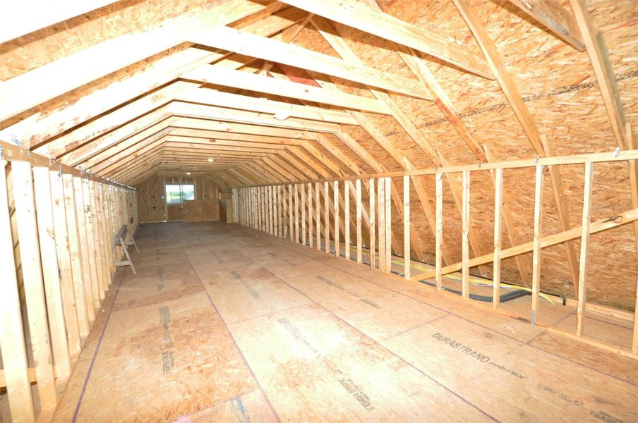 In-progress construction of a new home in , League City, TX (Image 37).