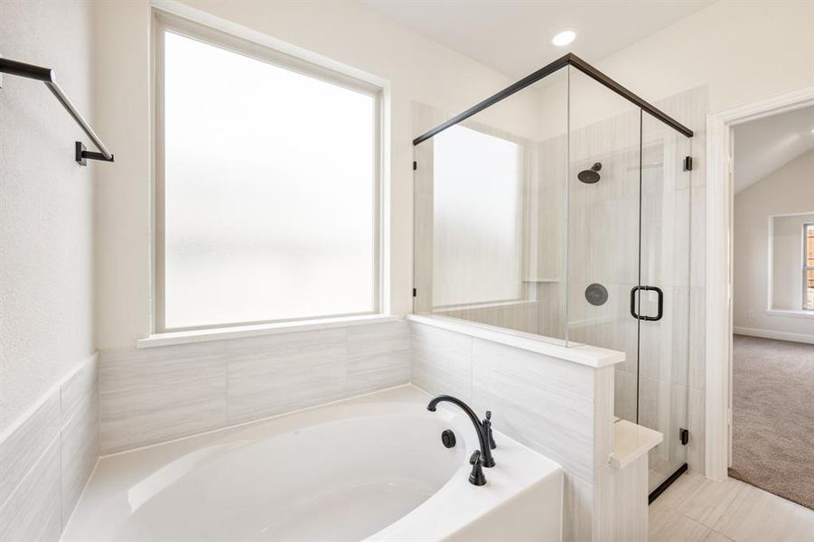 Furnished interior view inside a new home in Hunters Ridge, Crowley (Image 10).