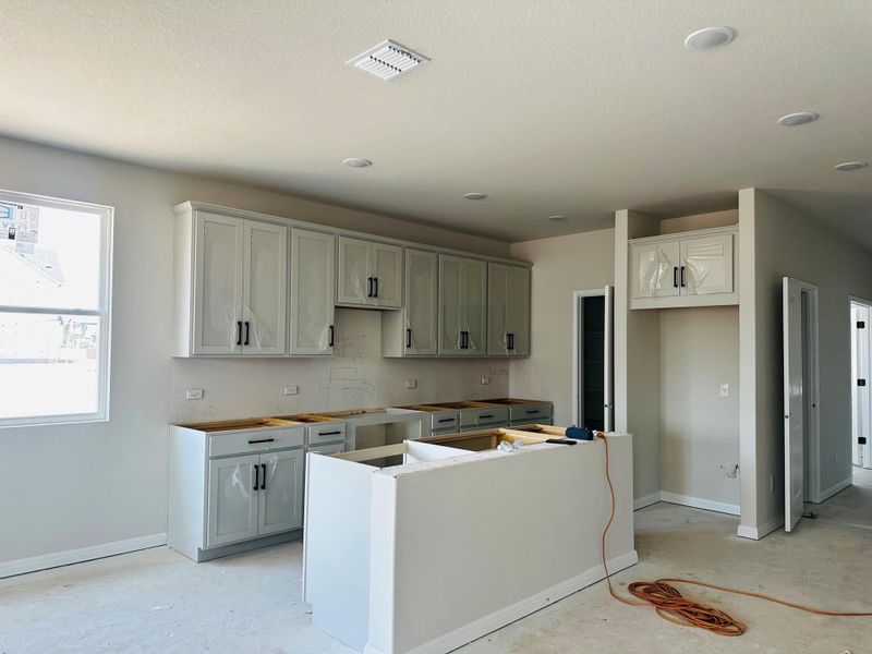 In-progress construction of a new home in Patterson Ranch, Georgetown, TX (Image 13).