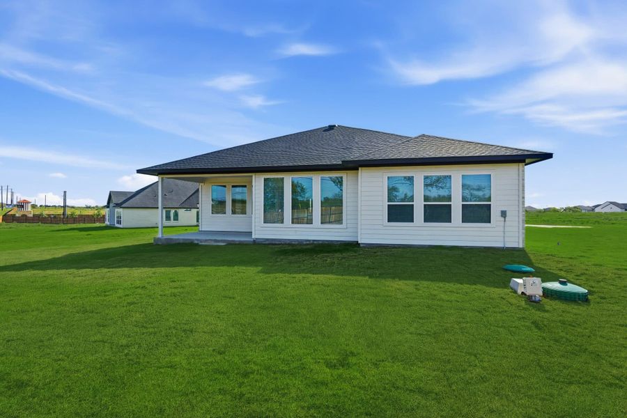 Exterior details and patio area of a home in Sienna Lakes, San Antonio (Image 22). Exterior details and patio area of a home in Sienna Lakes, San Antonio (Image 22).