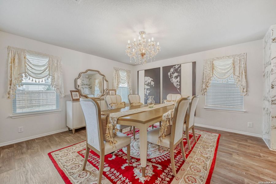 Furnished interior view inside a new home in Redbird Ranch, San Antonio (Image 15).