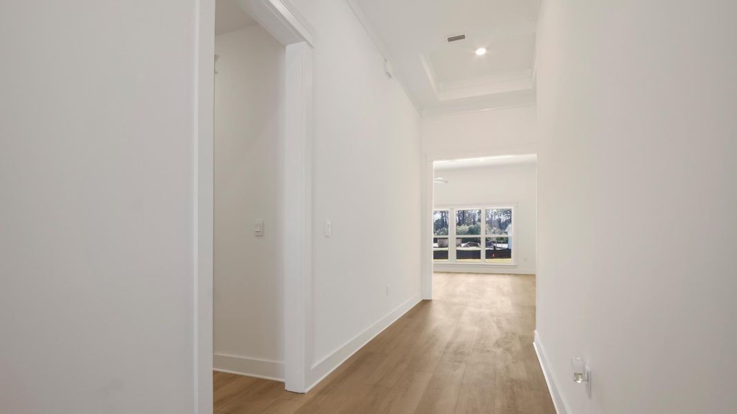 Spacious, unfurnished interior of a new home in Breakfast Point East Phase II, Panama City Beach (Image 25). Spacious, unfurnished interior of a new home in Breakfast Point East Phase II, Panama City Beach (Image 25).