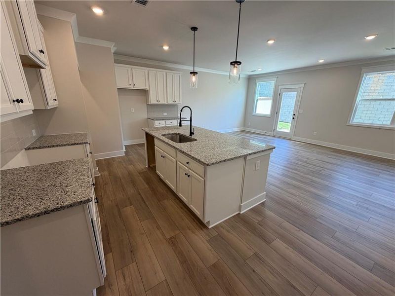 Furnished interior view inside a new home in Millstone at Mundy Mill, Gainesville (Image 7).